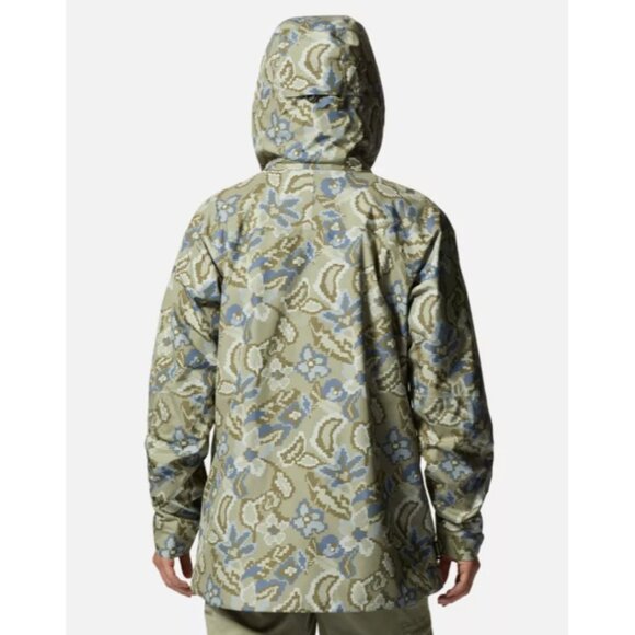 Mountain Hardwear Landsky Gore-Tex Jacket Mantis Green Floral ( S ) - Picture 2 of 4